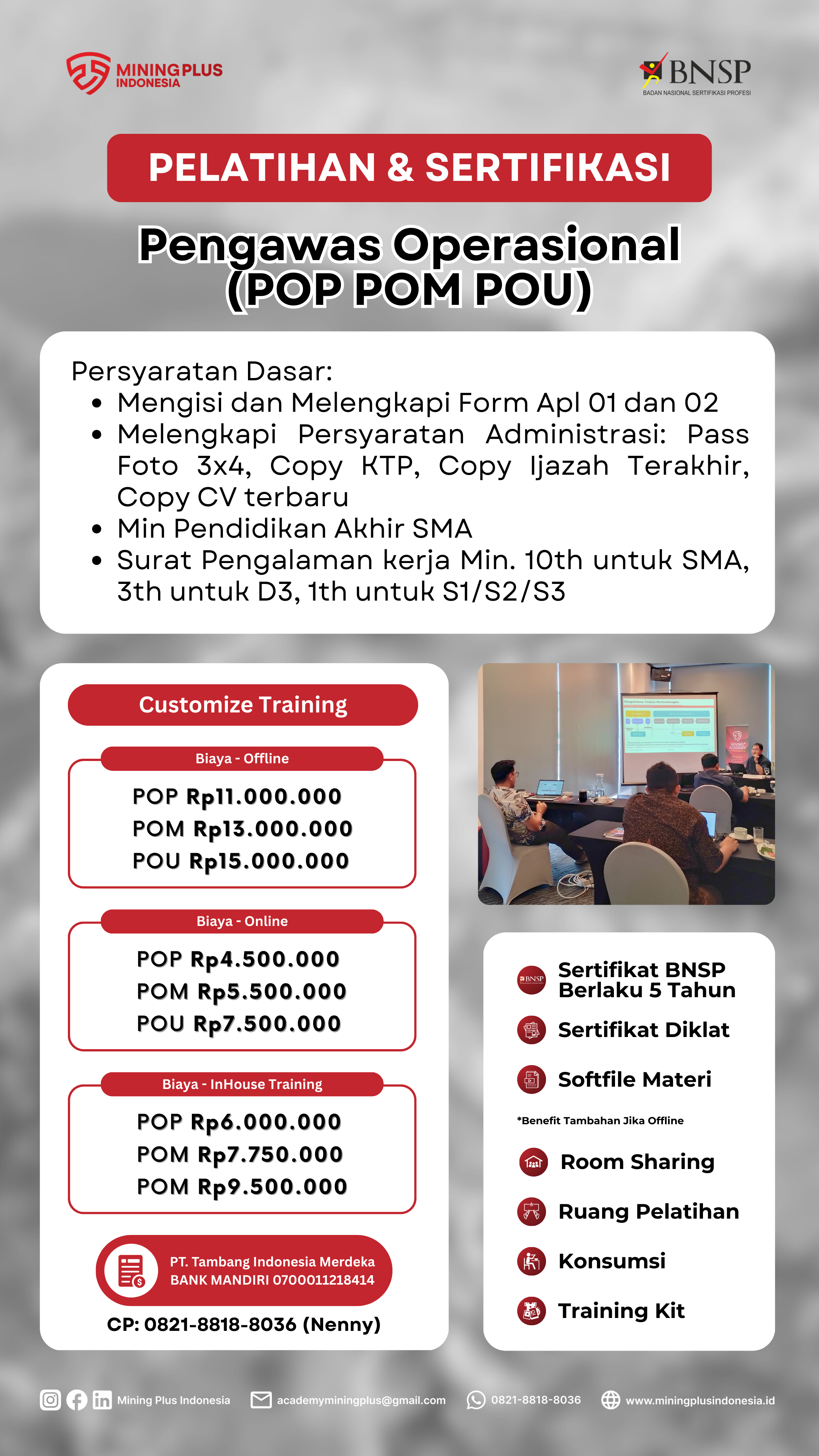 Pengawas Operasional (POP POM POU)